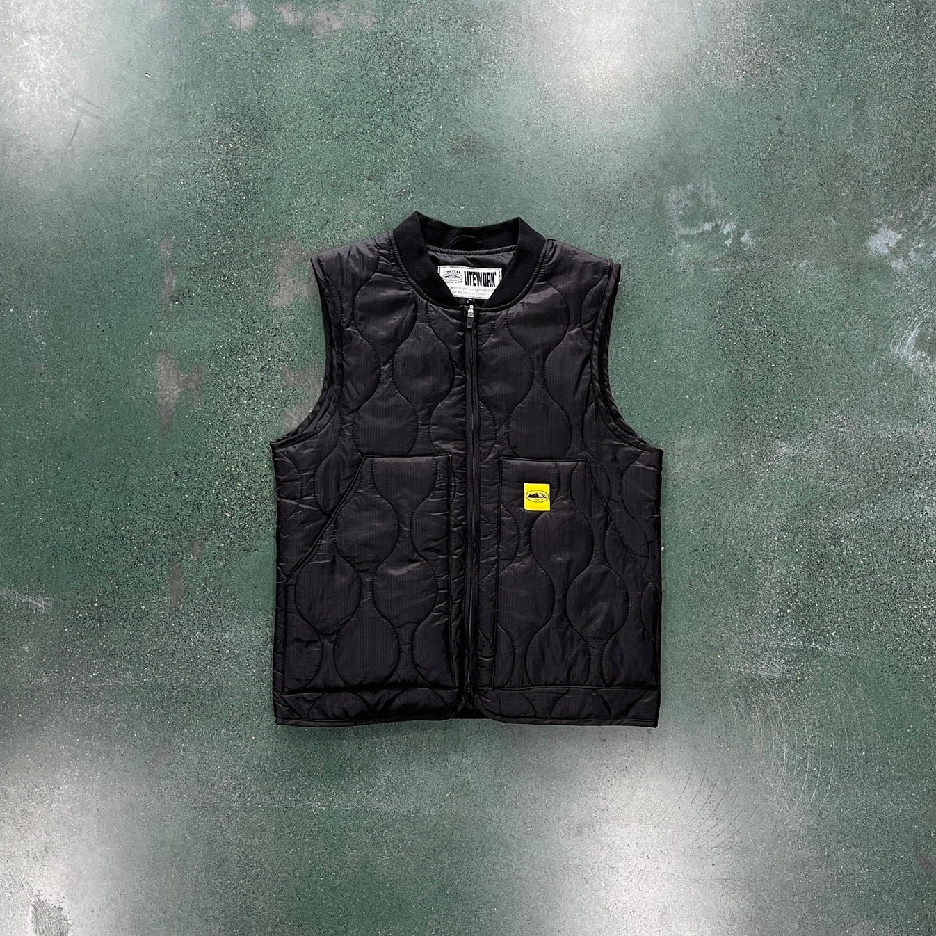 CORTEIZ Guerillaz Lightweight Quilted Vest - Black