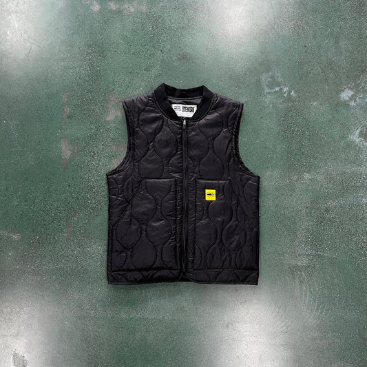CORTEIZ Guerillaz Lightweight Quilted Vest - Black
