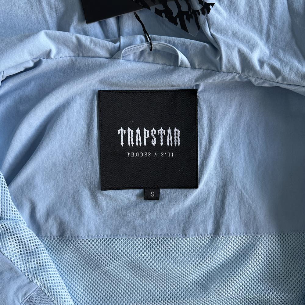 Trapstar Decoded Windbreaker Jacket - Light Blue