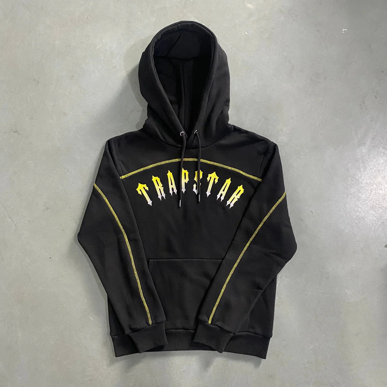 Trapstar x Central Cee 23 Arched Panel Set - Black/Yellow