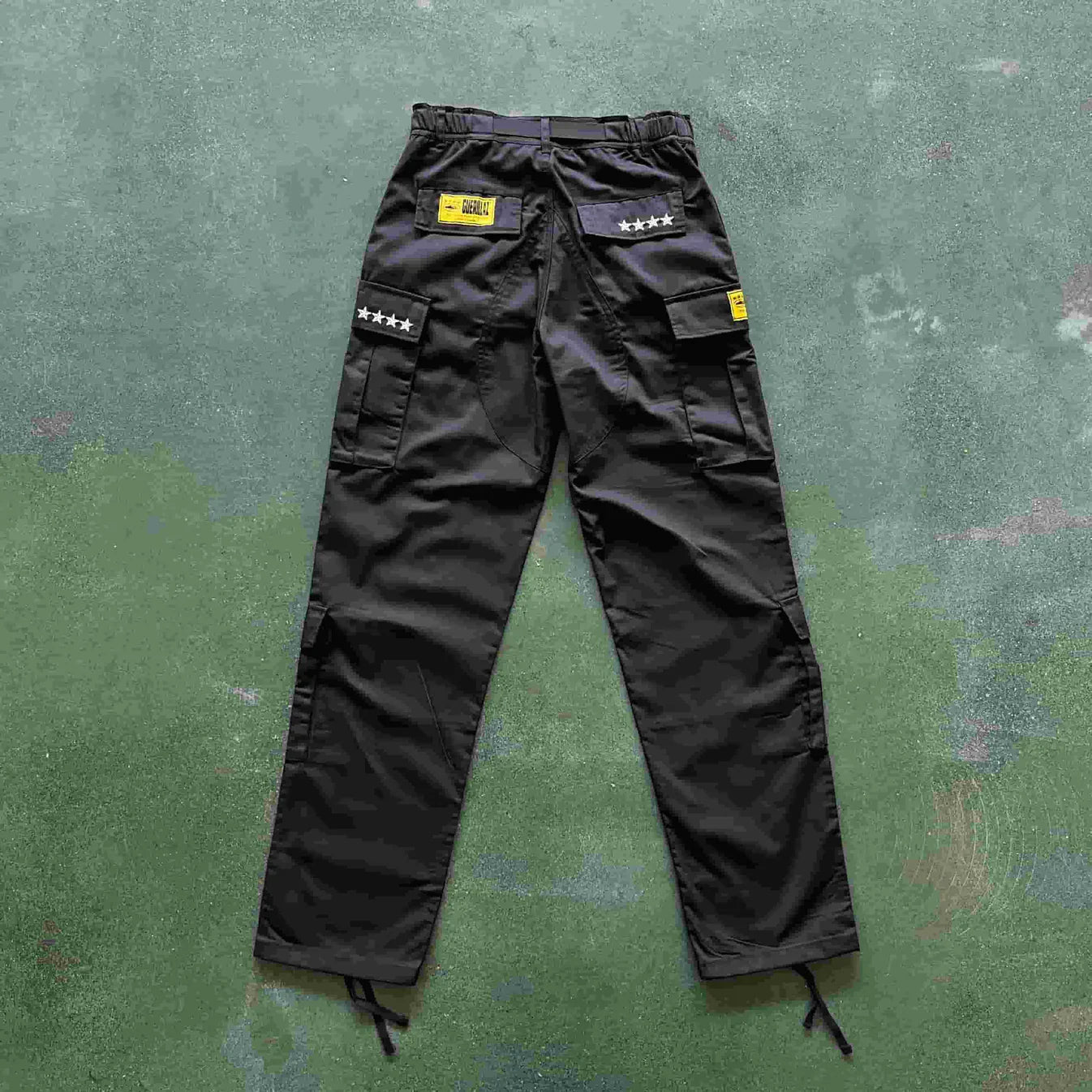 CORTEIZ 4 star Cargo Pants - Black