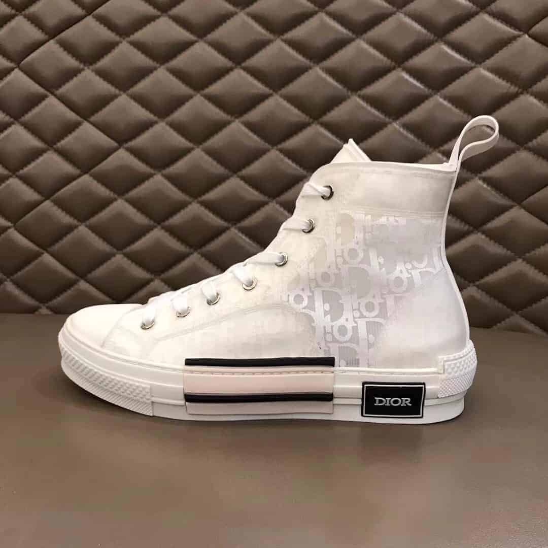 Dior B23 High-Top Shoes - White