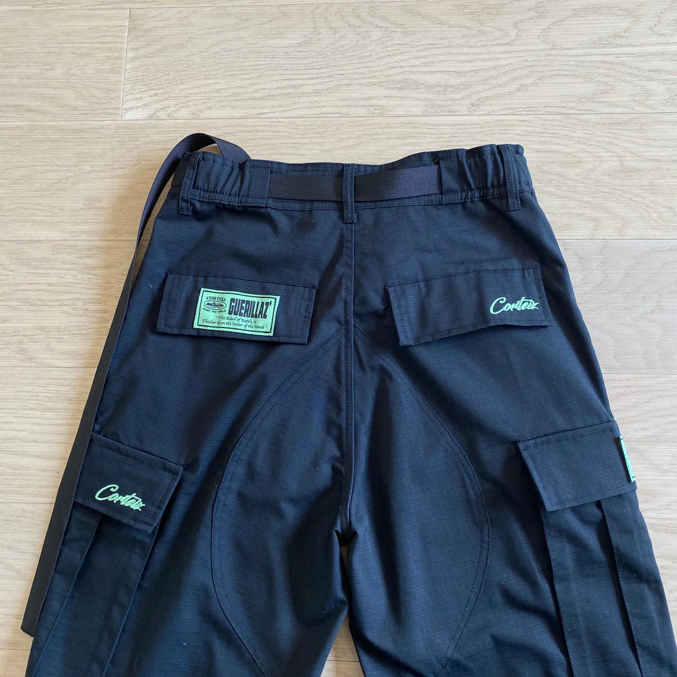 CORTEIZ Island Cargo Pants - Black/Green