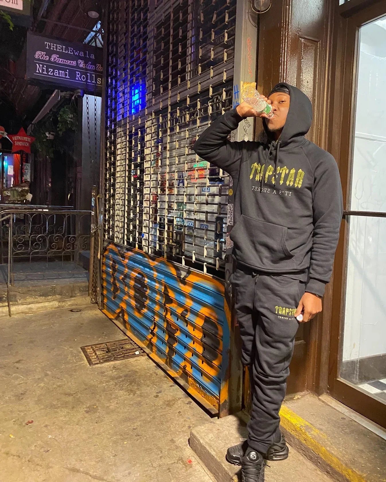 Trapstar Decoded Chenille Tracksuit - Olive Camo/Black