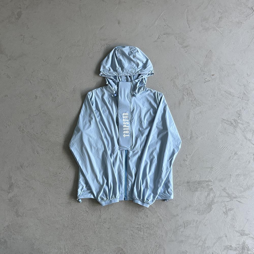 Trapstar Decoded Windbreaker Jacket - Light Blue