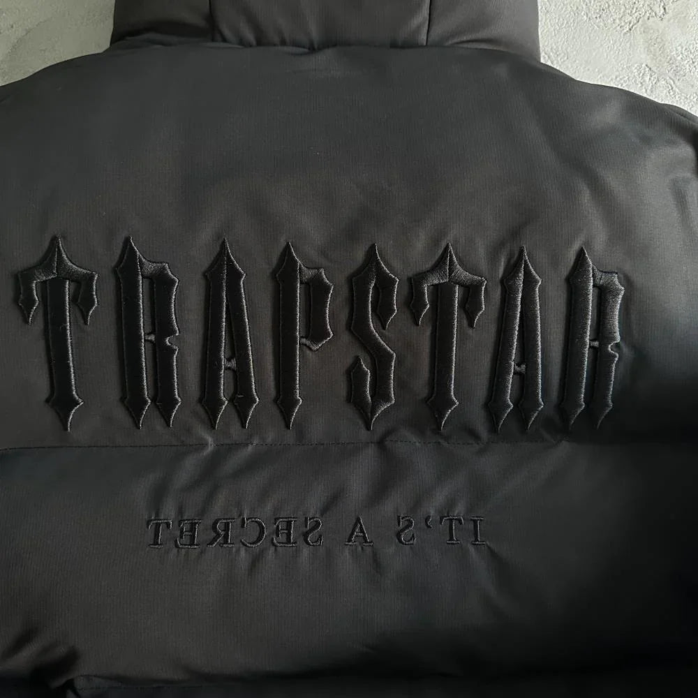 Trapstar Decoded 2.0 Hooded Puffer - Black/Black