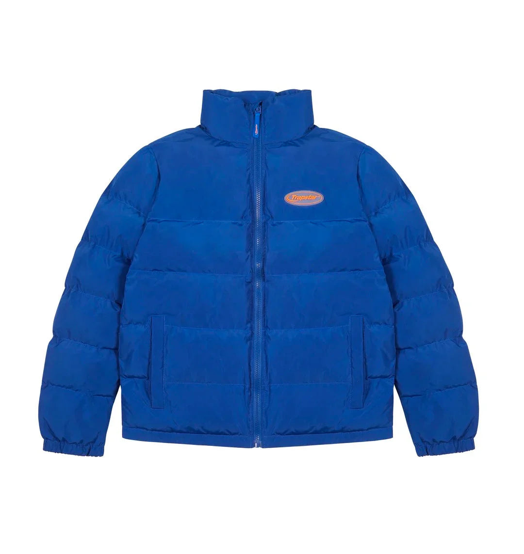 Trapstar Hyperdrive Puffer Jacket - Orange Logo