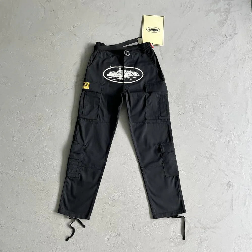 CORTEIZ 4 star Cargo Pants - Black
