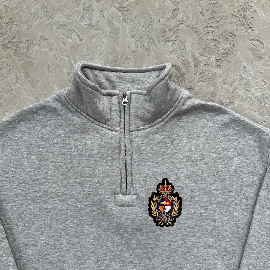 CORTEIZ Royale Crest Quarter Set - Heather Grey