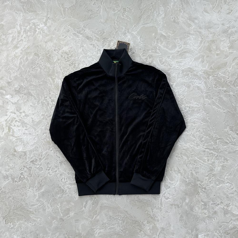 CORTEIZ Velvet Tracksuit - Black/Black