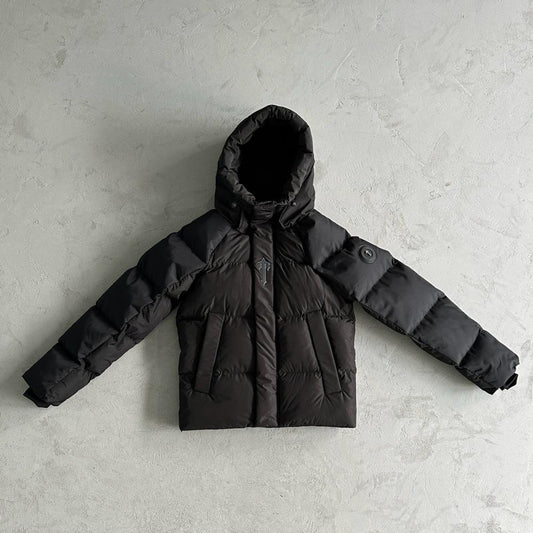 Trapstar Irongate Arch Puffer Jacket - Black/Black