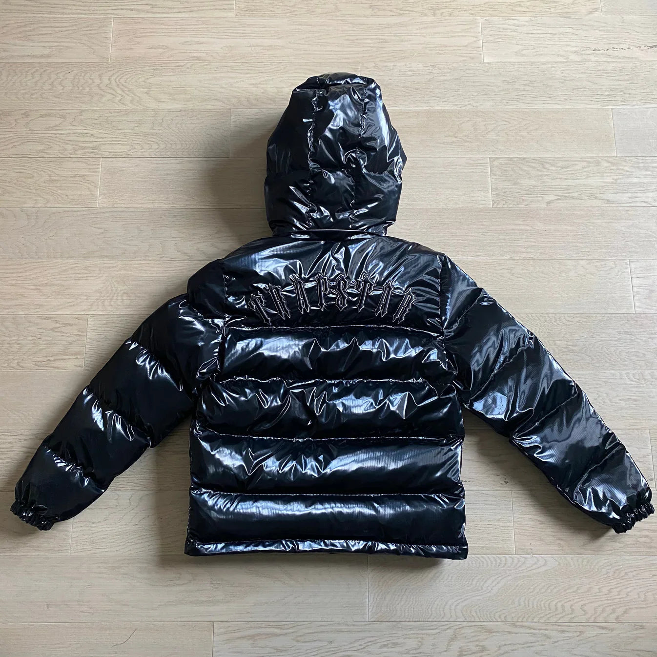 Trapstar Irongate Arch Puffer Jacket - Glossy Black