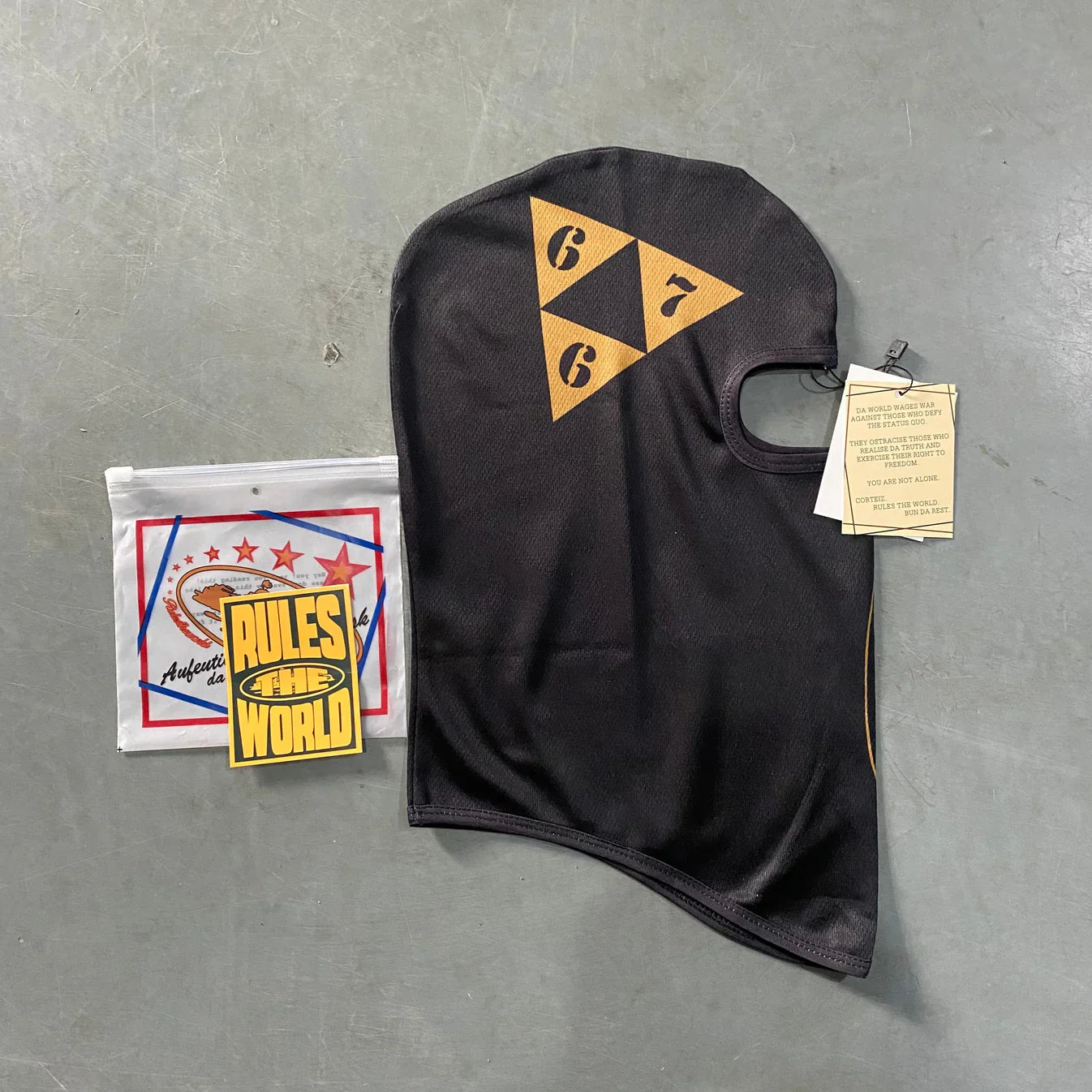 CORTEIZ 667 Ski Mask - Yellow