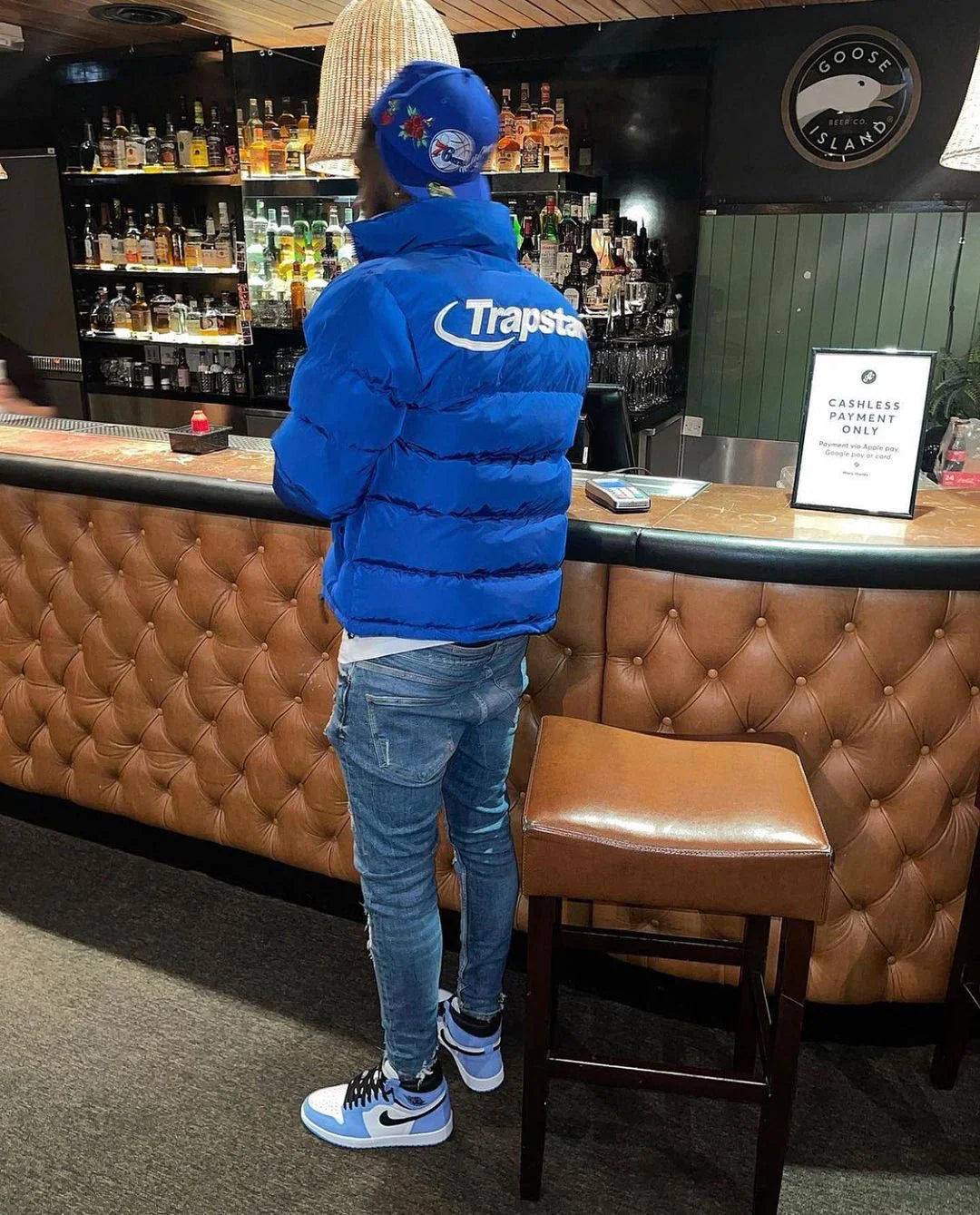 Trapstar Hyperdrive Puffer Jacket - Blue