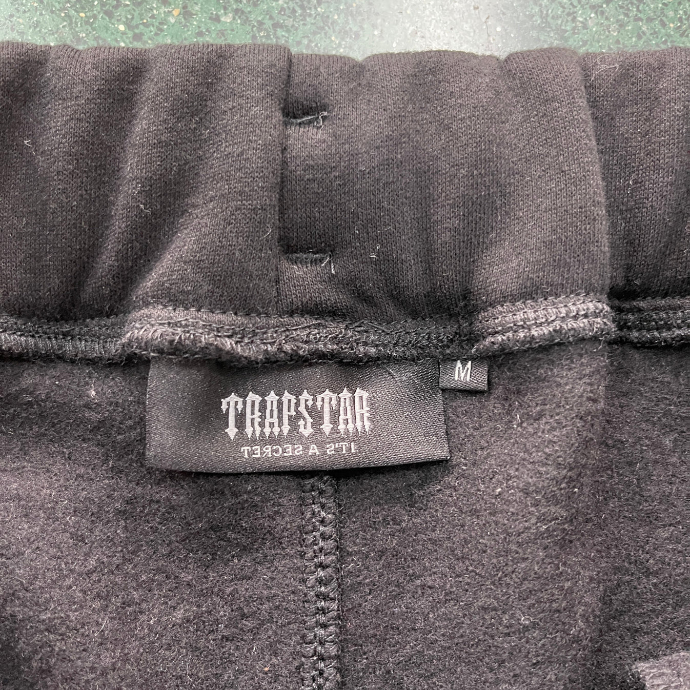 Trapstar Decoded Chenille Tracksuit - Olive Camo/Black