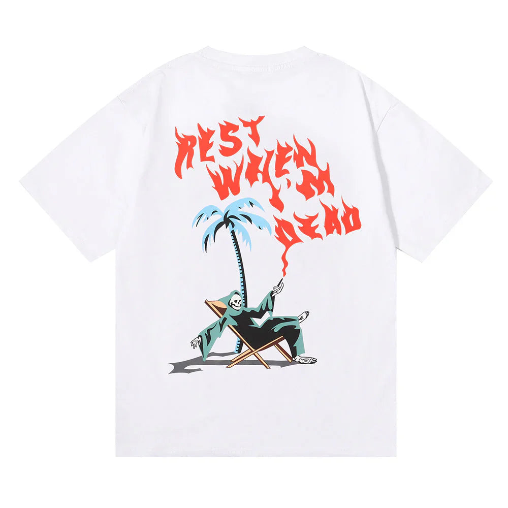 Trapstar Rest When I'm Dead - Black/White