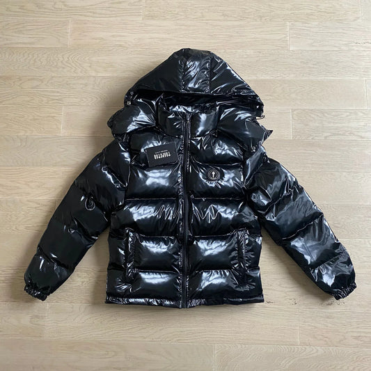 Trapstar Irongate Arch Puffer Jacket - Glossy Black