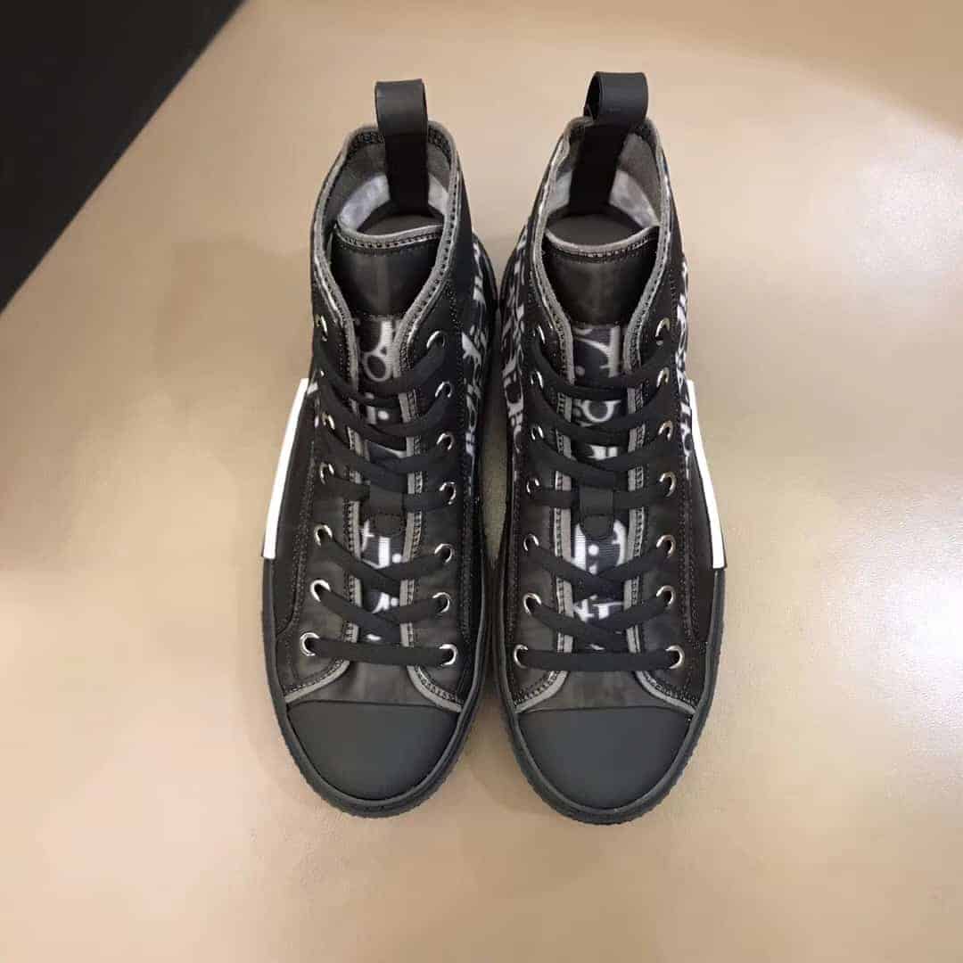 Dior B23 High-Top Shoes - Black