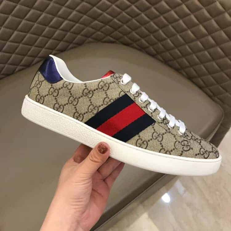 Gucci GG Ace Sneakers - Beige