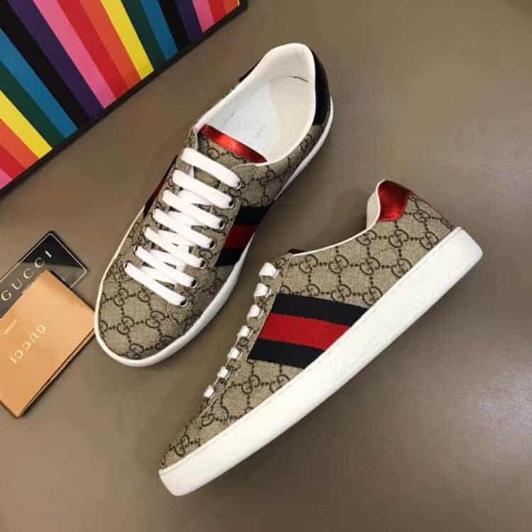 Gucci GG Ace Sneakers - Beige