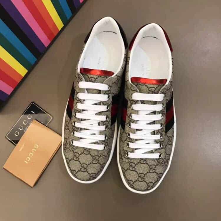 Gucci GG Ace Sneakers - Beige