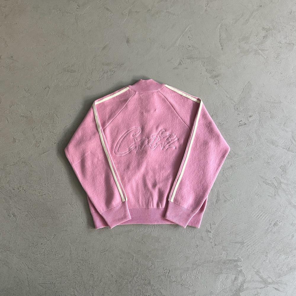CORTEIZ Knit Zip-Up Fleece - Pink