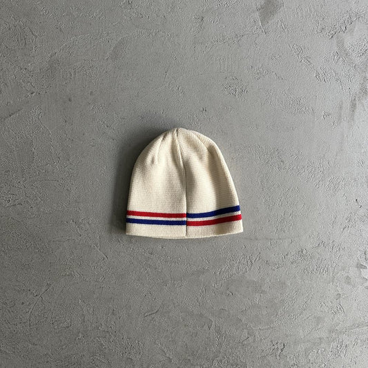 CORTEIZ Knit Stripe Beanie - White
