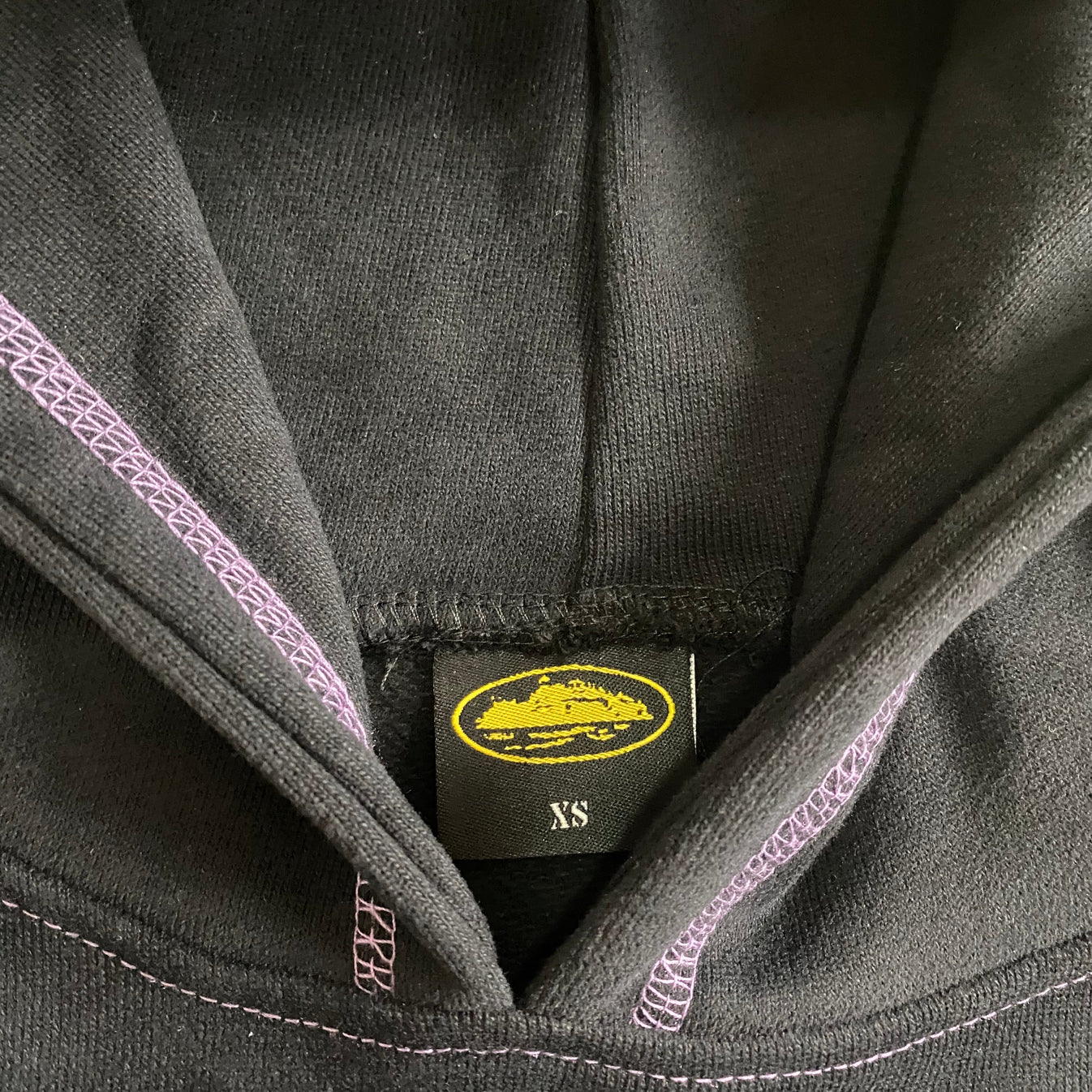 CORTEIZ Alcatraz Hoodie - Black/Purple