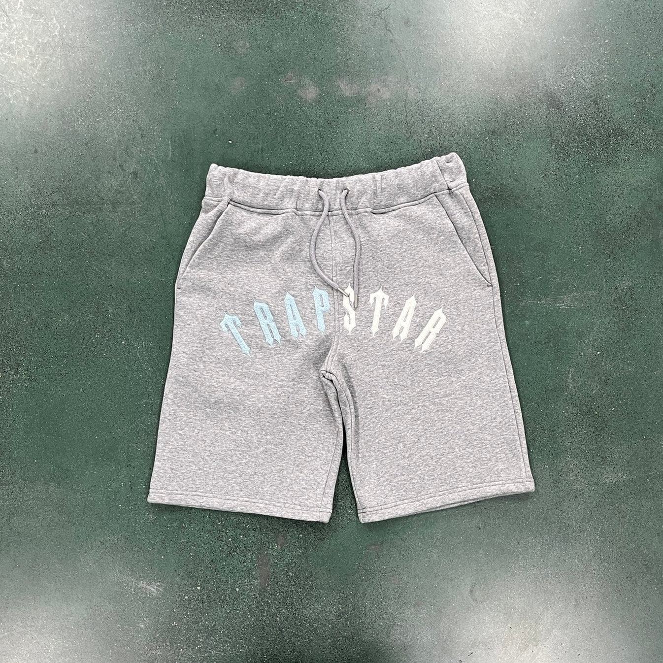 Trapstar Arch Chenille Short Set - Grey/Black