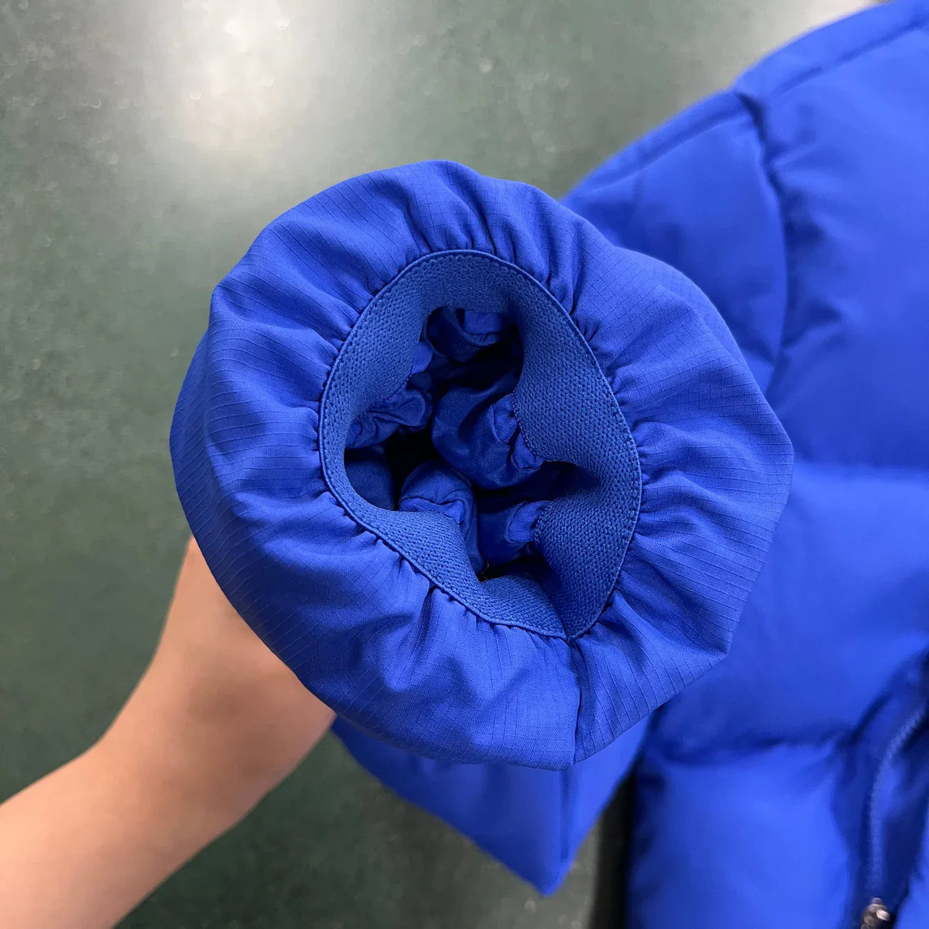 Trapstar Decoded 2022 Hooded Puffer Jacket - Blue