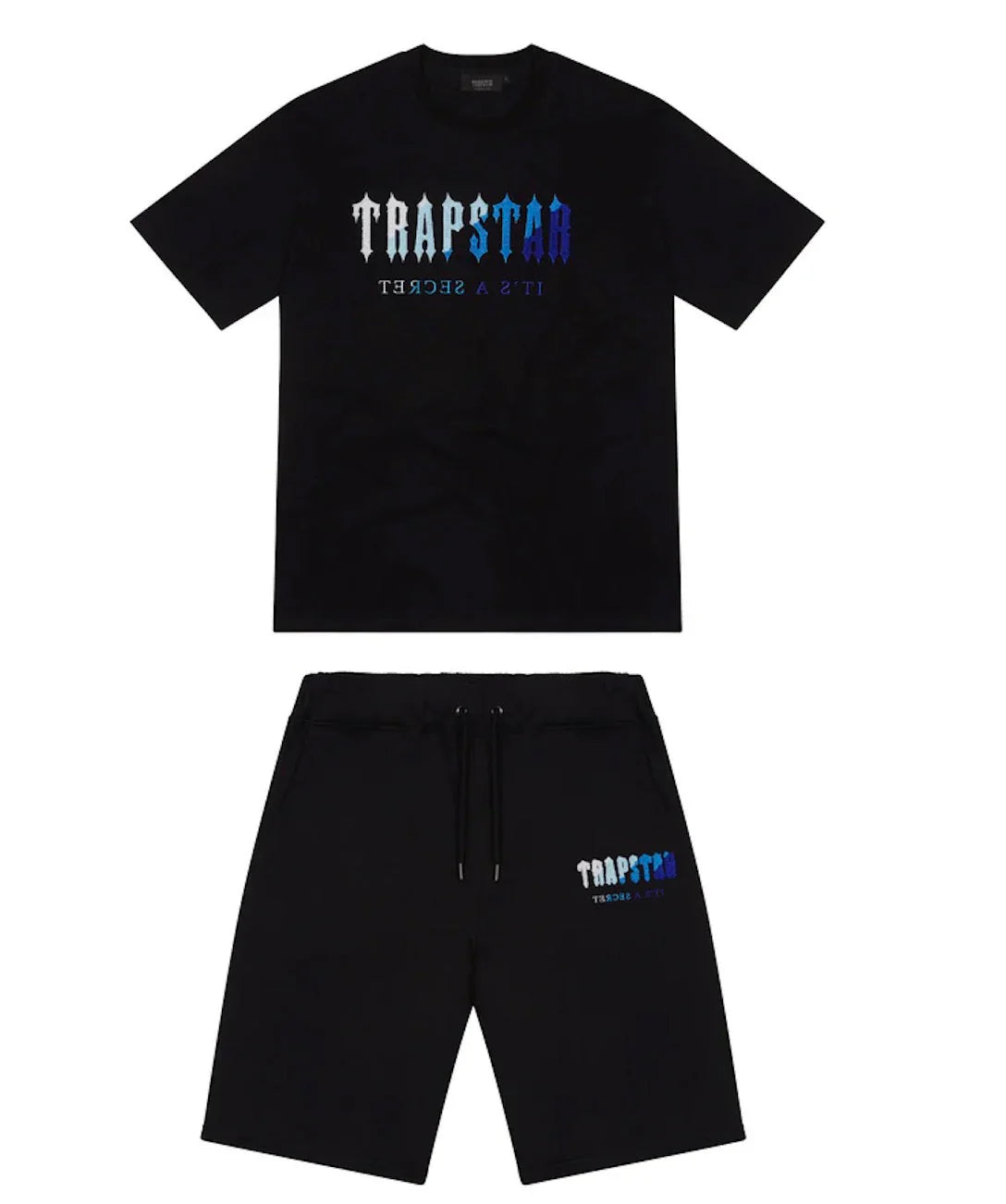 Trapstar Chenille Decoded 2.0 Short Set - Black