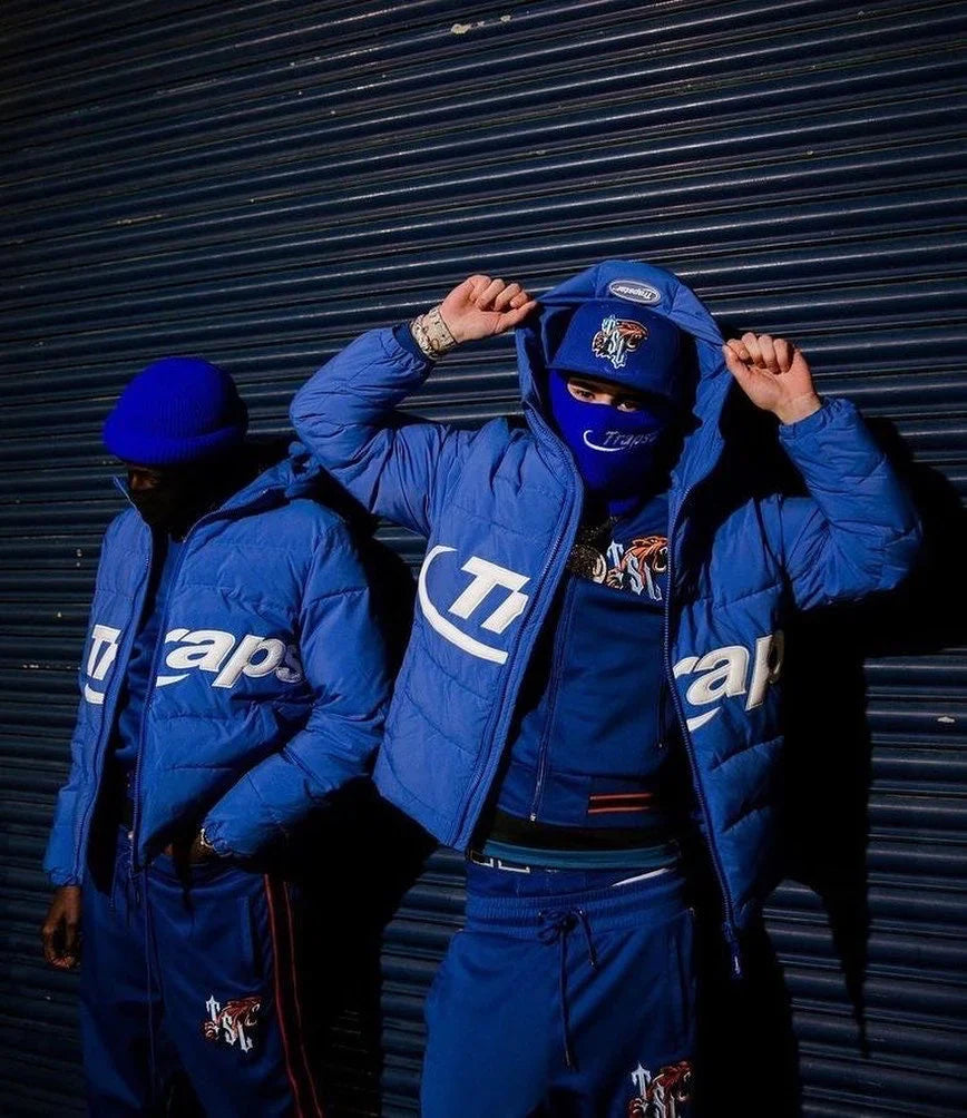 Trapstar Hyperdrive Balaclava - Blue/Red