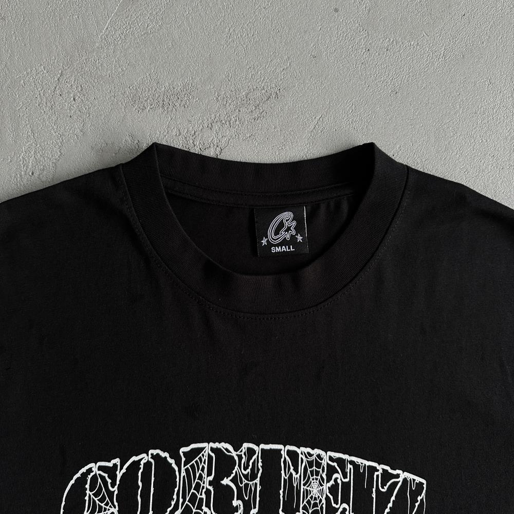 CORTEIZ Spider Webb T-Shirt - Black