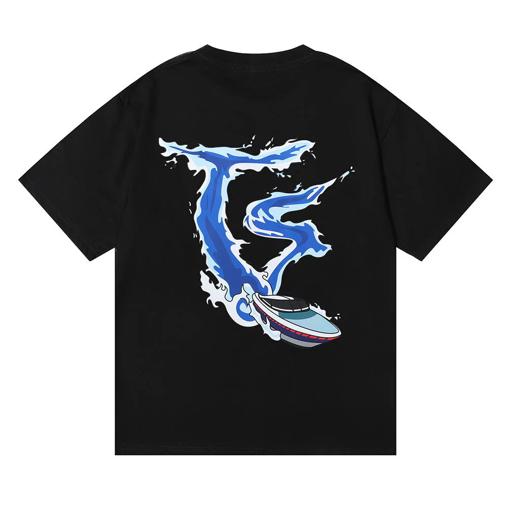 Trapstar Speedboat T-Shirt - Black/White