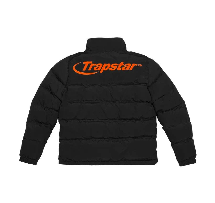 Trapstar Hyperdrive Puffer Jacket - Orange Logo
