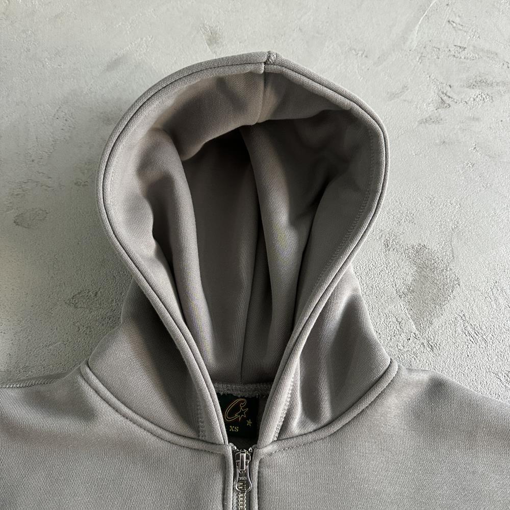 CORTEIZ Grey Island Puff Print Zip Set