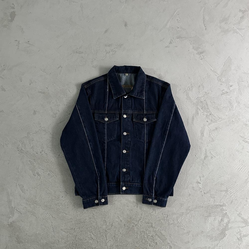 CORTEIZ C-Star Denim Jacket - Dark Blue