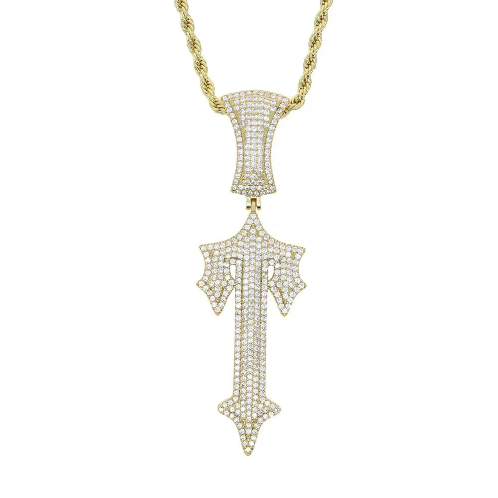 Trapstar Iced Out Necklaces - Silver/Gold