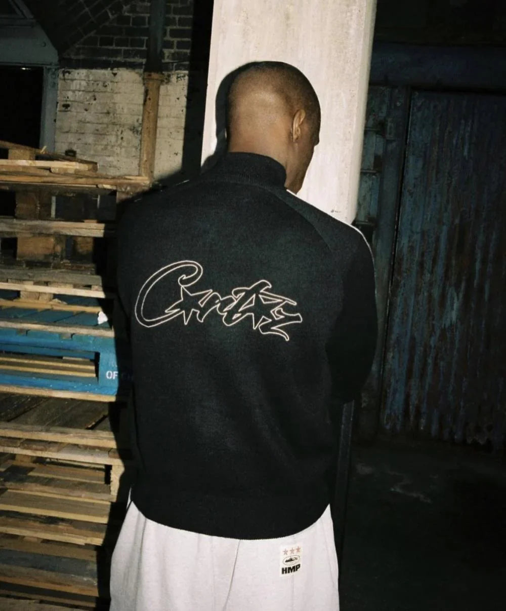 CORTEIZ Knit Zip-Up Fleece - Black