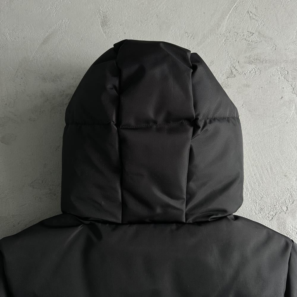 Trapstar Decoded Puffer Jacket - Black/Black