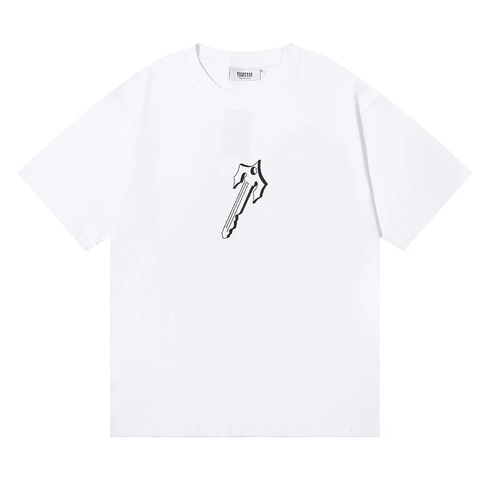Trapstar Keychain T-Shirt - Black/White