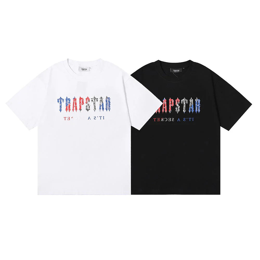 Trapstar Letter Color T-Shirt - Black/White