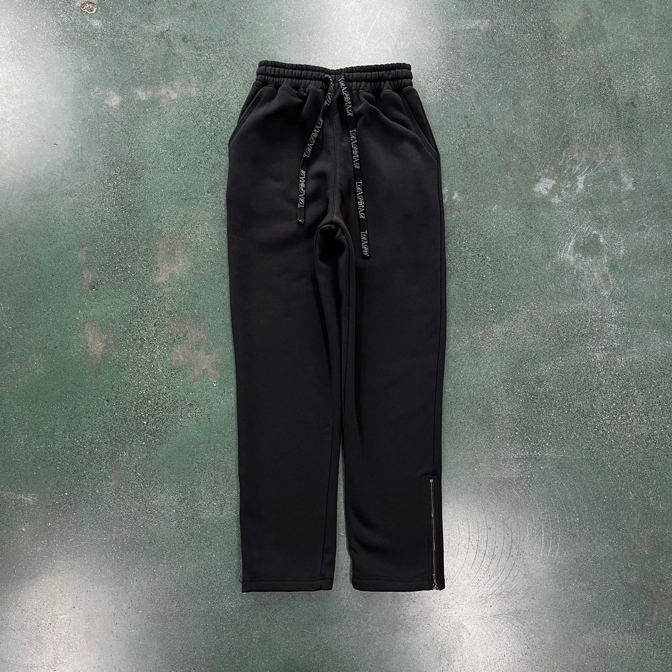 Trapstar Script Zip Through Tracksuit - Black Washed