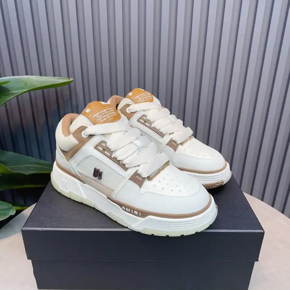 Amiri MA-1 Sneakers - White/Beige