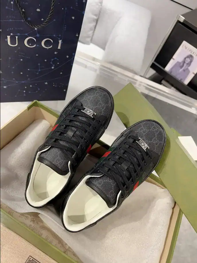 Gucci GG Ace Sneakers - Black
