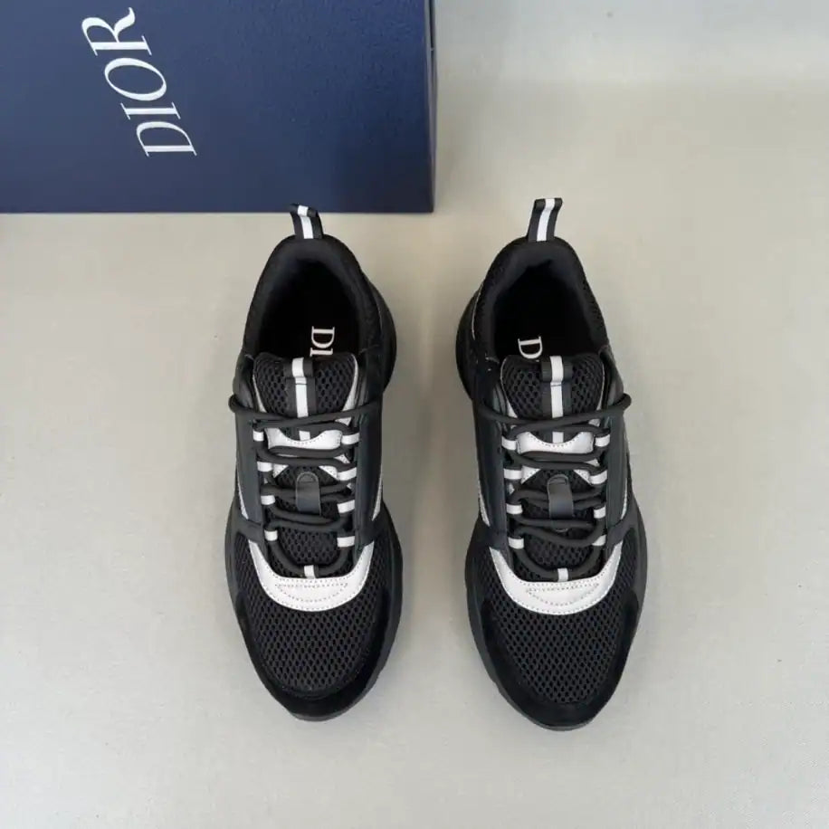 Dior B22 Sneakers - Black/Silver