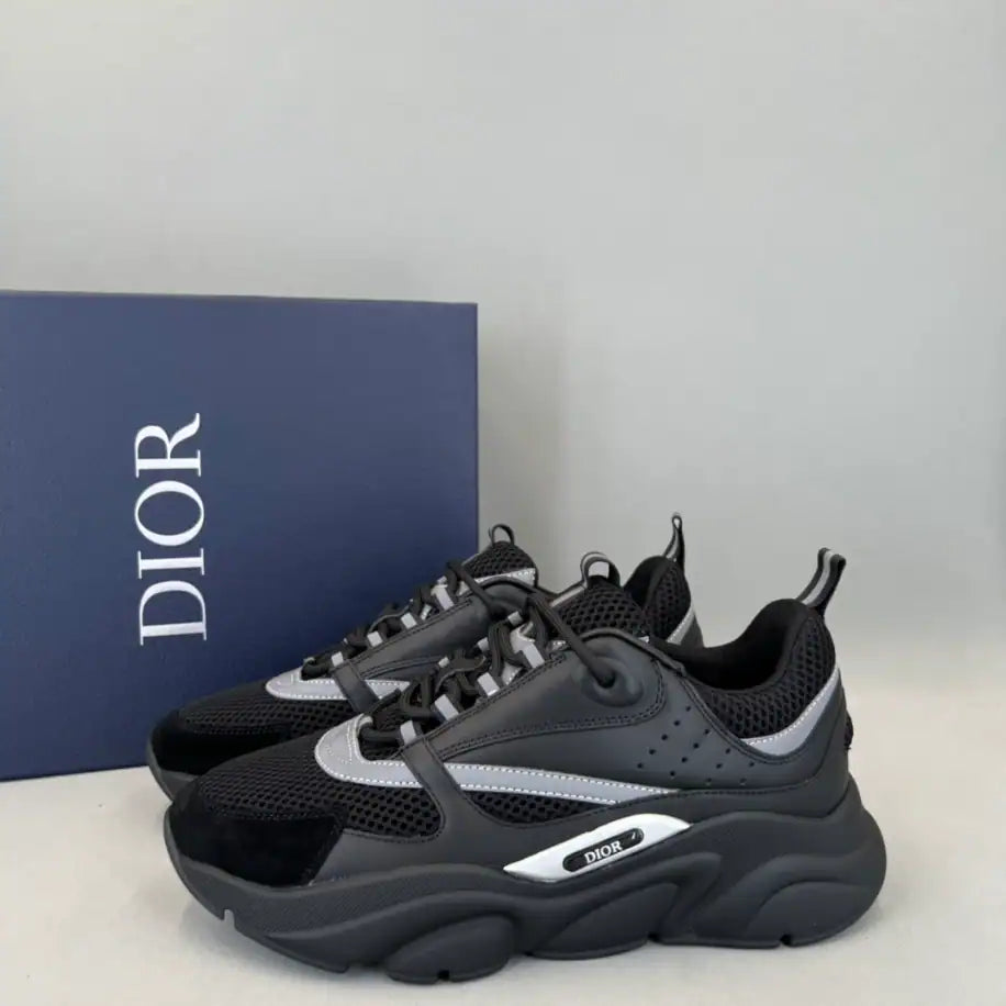Dior B22 Sneakers - Black/Silver