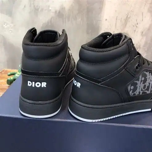 Dior B27 High-Top Sneakers - Black