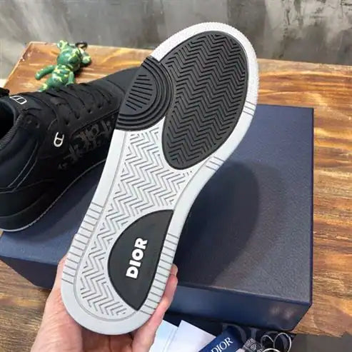 Dior B27 High-Top Sneakers - Black