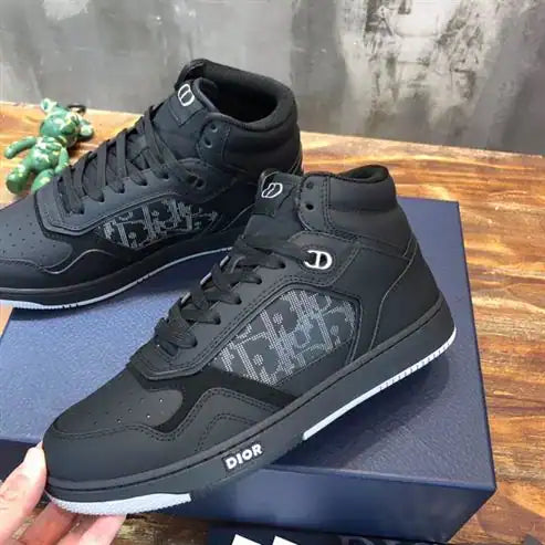 Dior B27 High-Top Sneakers - Black